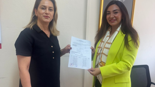 MHP İPSALA İLÇE BAŞKANI AV. AYBİKE ŞİMŞEK MAZBATASINI ALDI